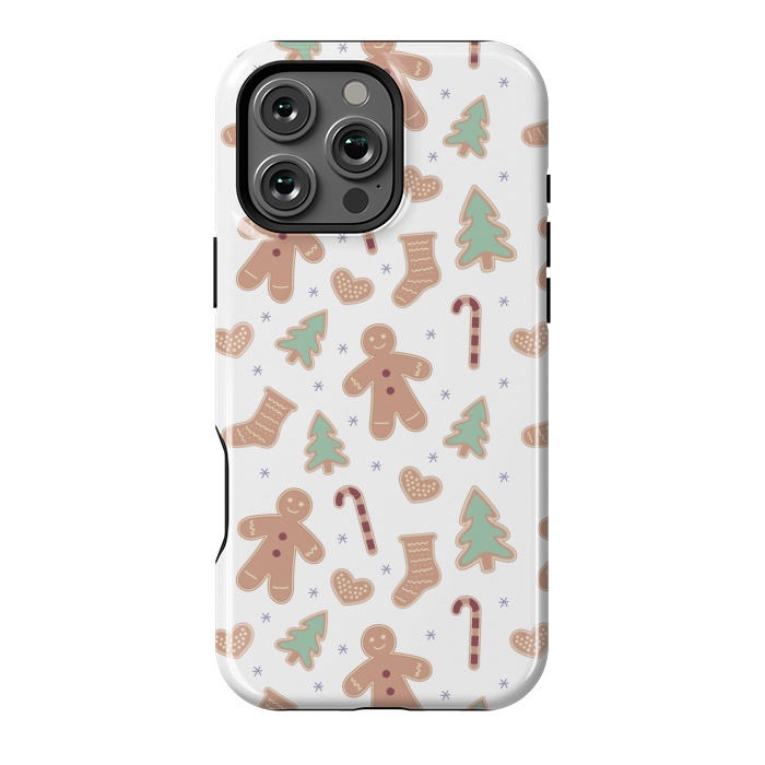 iPhone 16 Pro Max StrongFit ginger bread pattern by MALLIKA