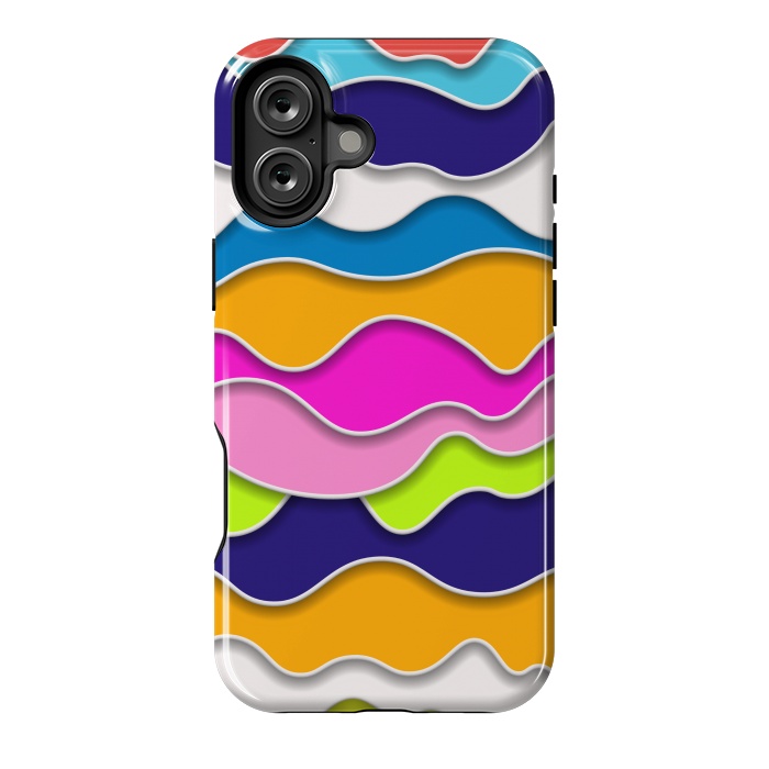 iPhone 16 Plus StrongFit bubble pattern 3  by MALLIKA