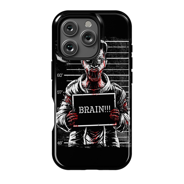 iPhone 16 Pro StrongFit Zombie Mugshot by Afif Quilimo