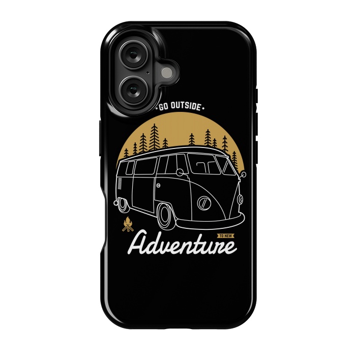 iPhone 16 StrongFit Go Outside to New Adventure by Afif Quilimo