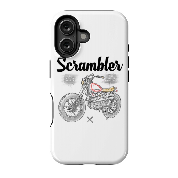 iPhone 16 StrongFit Scrambler by Afif Quilimo