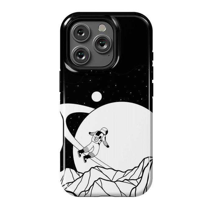 iPhone 16 Pro StrongFit Space walk (black and white) by Steve Wade (Swade)