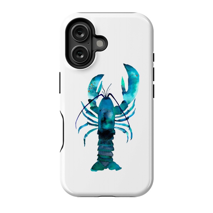 iPhone 16 StrongFit Blue Lobster by Amaya Brydon