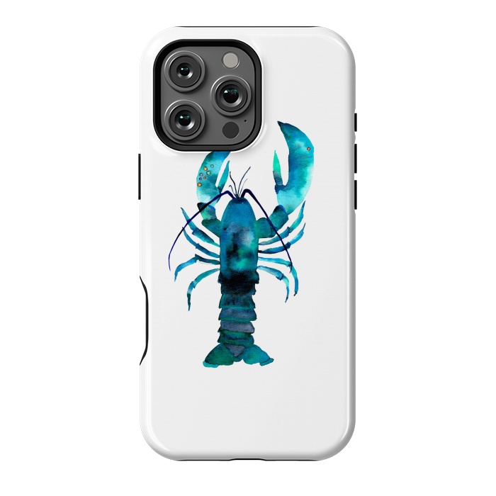 iPhone 16 Pro Max StrongFit Blue Lobster by Amaya Brydon