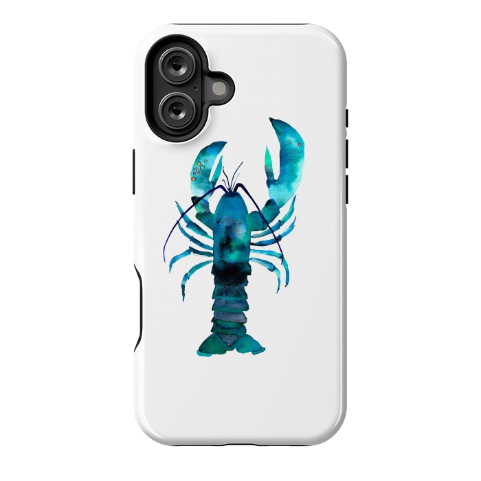 iPhone 16 Plus StrongFit Blue Lobster by Amaya Brydon