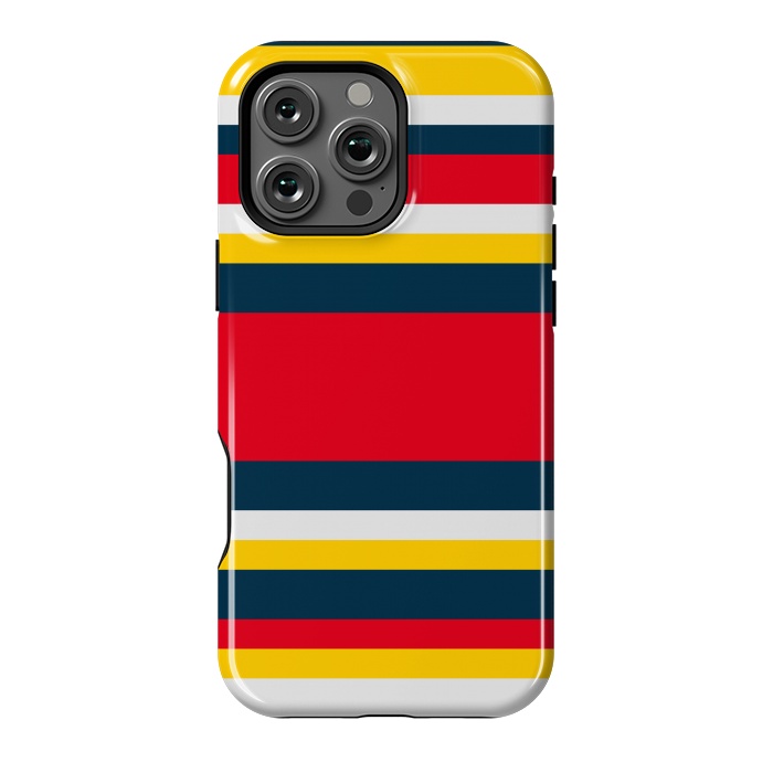 iPhone 16 Pro Max StrongFit Colorful Casual Stripes by TMSarts