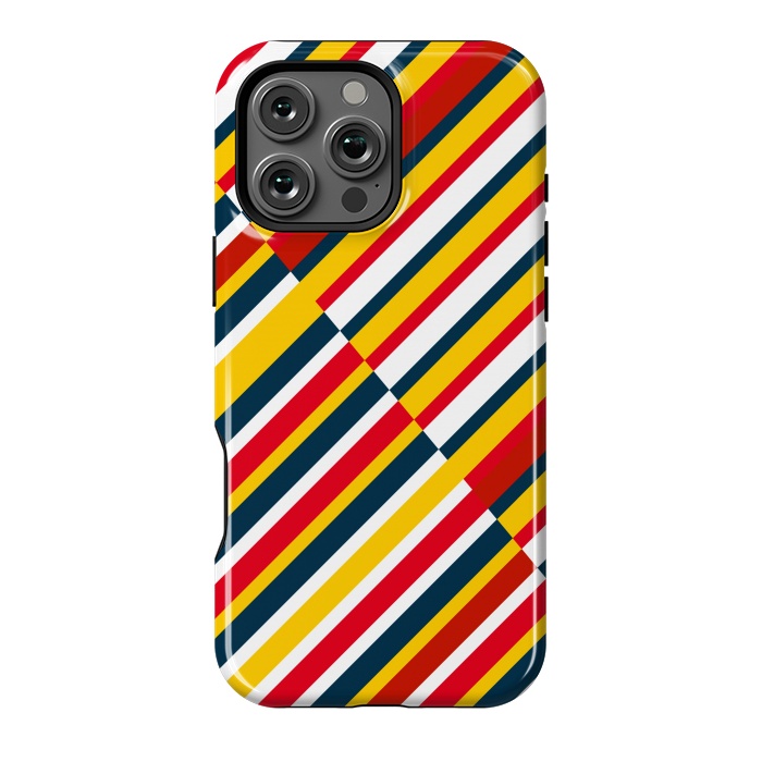 iPhone 16 Pro Max StrongFit Bohemian Striped by TMSarts