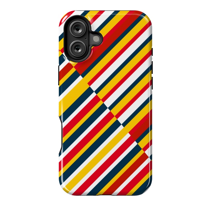 iPhone 16 Plus StrongFit Bohemian Striped by TMSarts