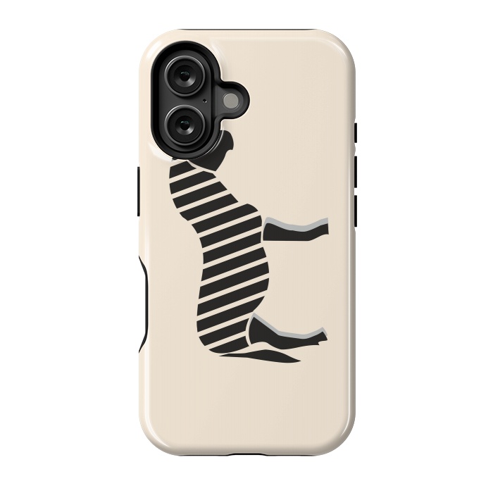 iPhone 16 StrongFit Zebra Cross by Creativeaxle