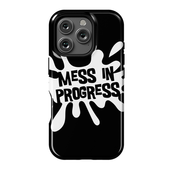 iPhone 16 Pro StrongFit Mess in Progress II by Majoih