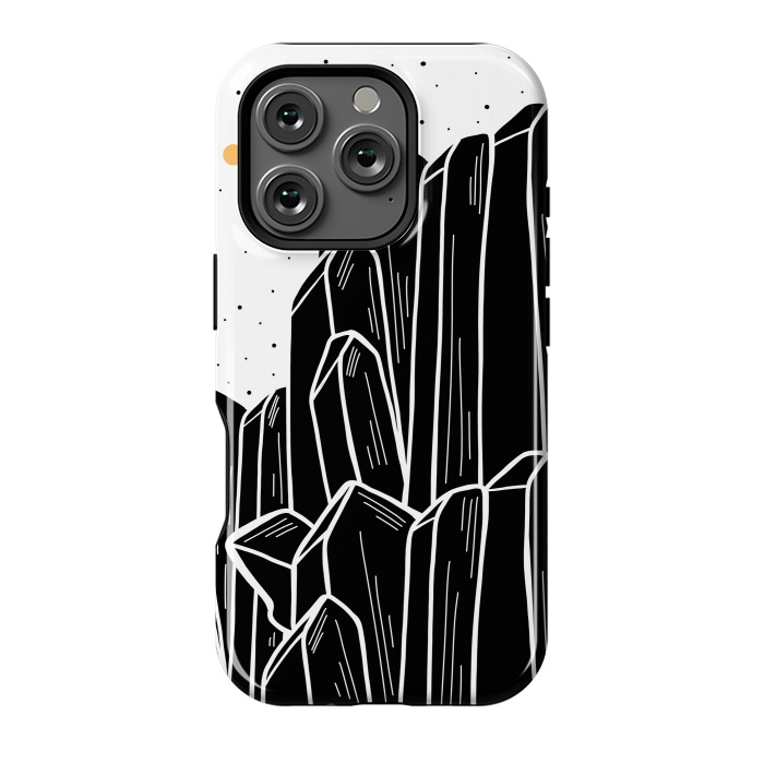 iPhone 16 Pro StrongFit The black cystal by Steve Wade (Swade)