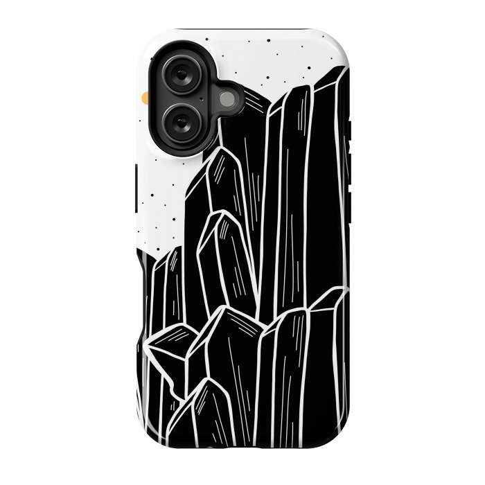 iPhone 16 StrongFit The black cystal by Steve Wade (Swade)