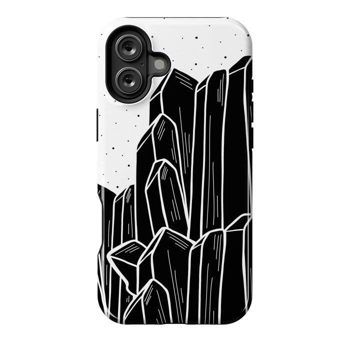 iPhone 16 Plus StrongFit The black cystal by Steve Wade (Swade)