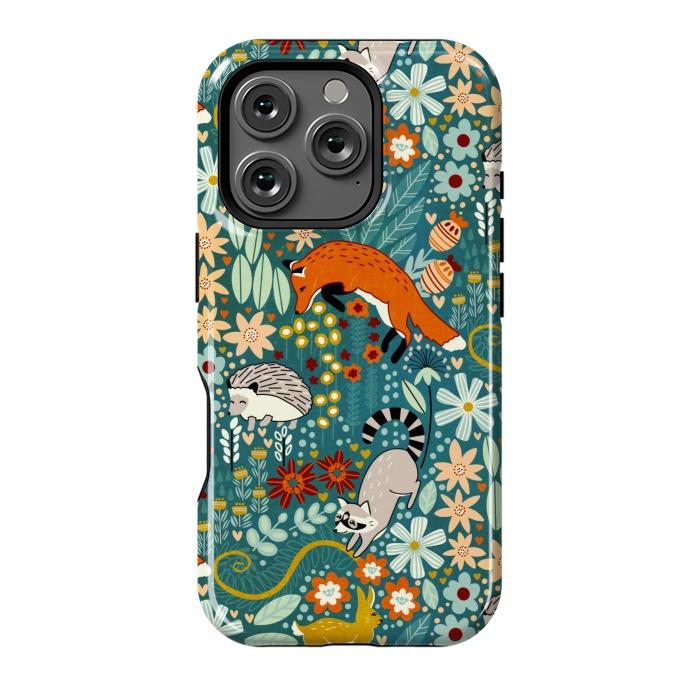 iPhone 16 Pro StrongFit Textured Woodland Pattern  by Tigatiga