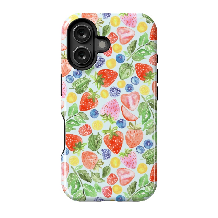 iPhone 16 StrongFit Bright Berries  by Tigatiga