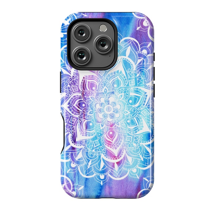 iPhone 16 Pro StrongFit Mixed Emotions Mandala by Tangerine-Tane