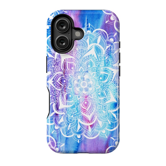 iPhone 16 StrongFit Mixed Emotions Mandala by Tangerine-Tane