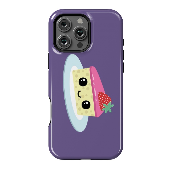 iPhone 16 Pro Max StrongFit Cute cheesecake by Laura Nagel