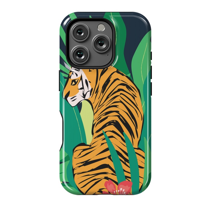 iPhone 16 Pro StrongFit Tiger 012 by Jelena Obradovic