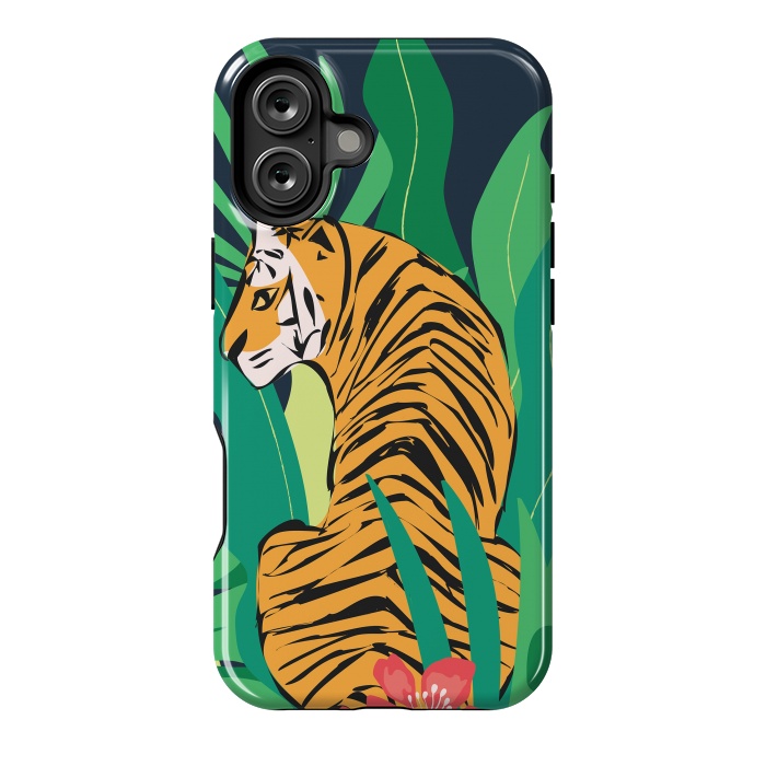 iPhone 16 Plus StrongFit Tiger 012 by Jelena Obradovic