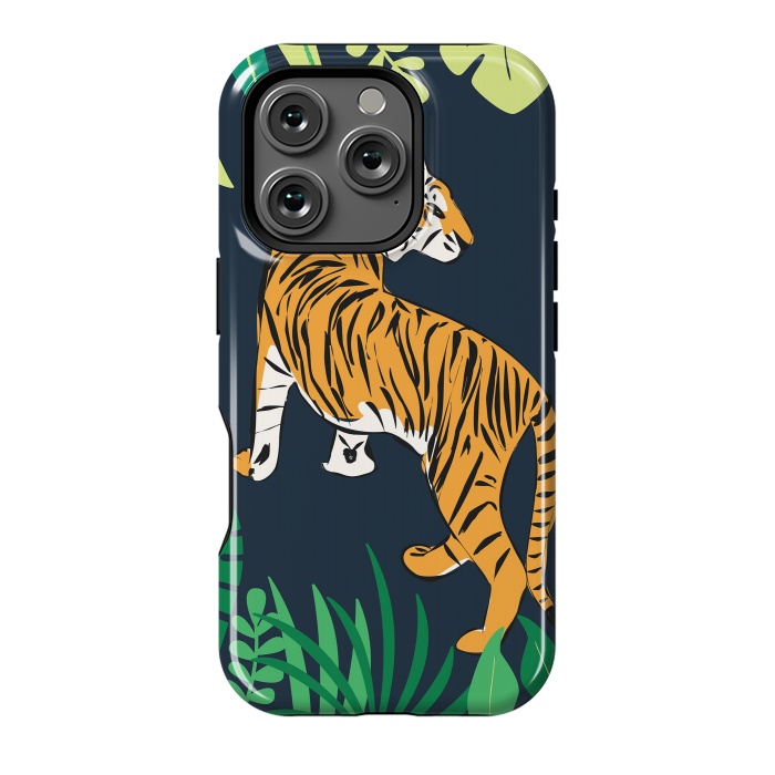 iPhone 16 Pro StrongFit Tiger 015 by Jelena Obradovic