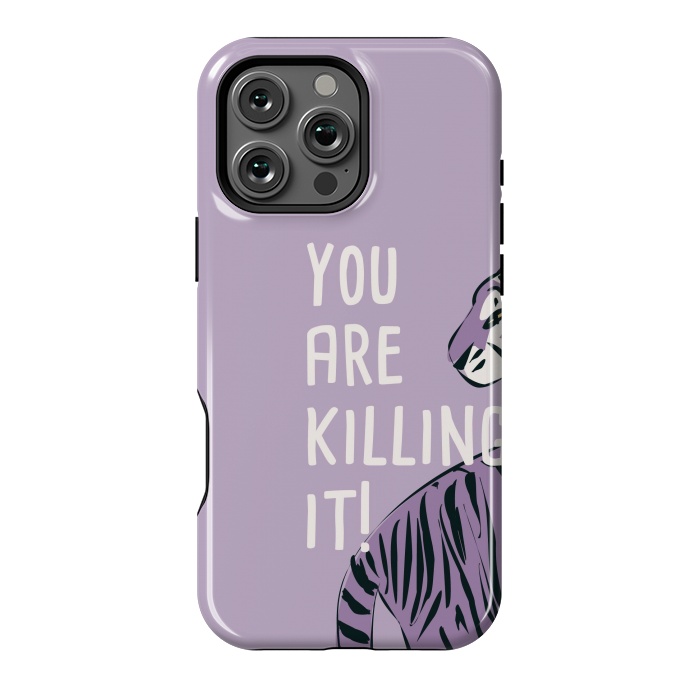 iPhone 16 Pro Max StrongFit You are killing it, purple by Jelena Obradovic