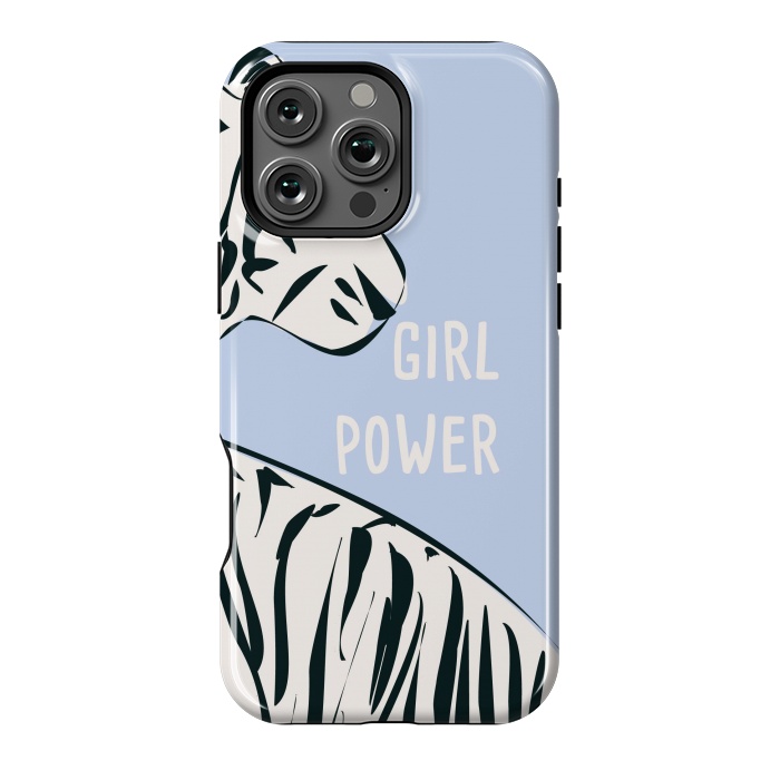 iPhone 16 Pro Max StrongFit Girl Power, blue by Jelena Obradovic