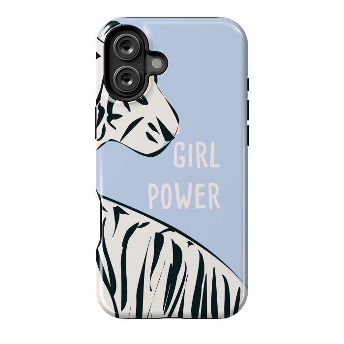 iPhone 16 Plus StrongFit Girl Power, blue by Jelena Obradovic