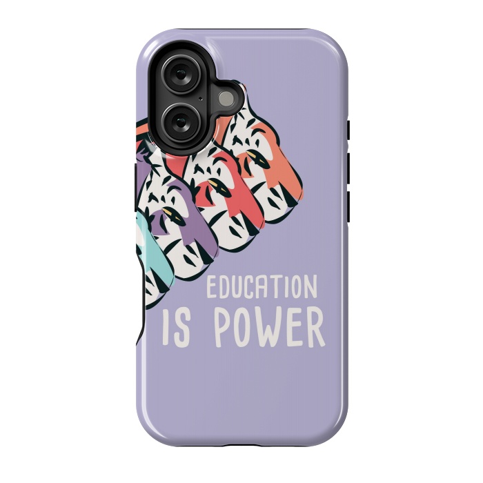 iPhone 16 StrongFit Education is power, tigers by Jelena Obradovic