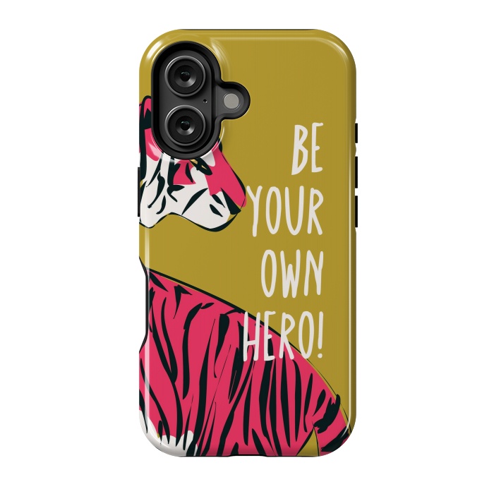 iPhone 16 StrongFit Be your own hero by Jelena Obradovic