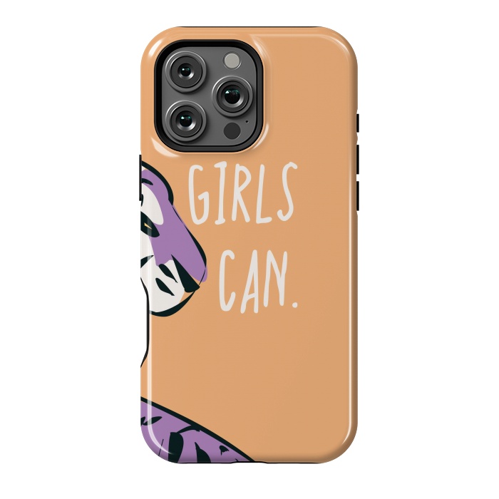 iPhone 16 Pro Max StrongFit Girls can, peach by Jelena Obradovic