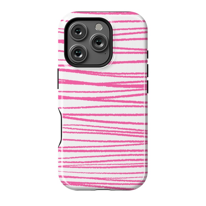 iPhone 16 Pro StrongFit Pink Threads by Martina