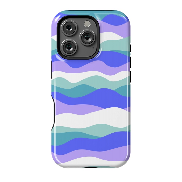 iPhone 16 Pro StrongFit Blue waves by Martina