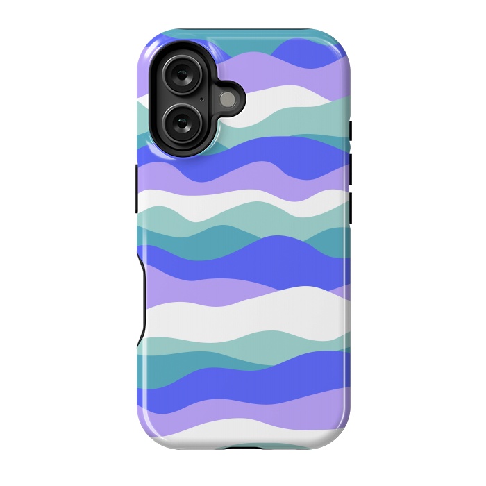 iPhone 16 StrongFit Blue waves by Martina