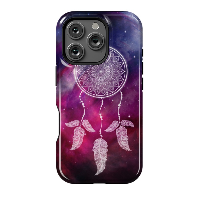 iPhone 16 Pro StrongFit Dark galaxy dreamcatcher by Jms