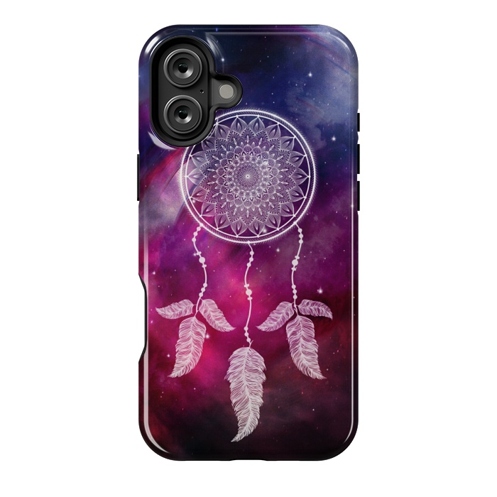 iPhone 16 Plus StrongFit Dark galaxy dreamcatcher by Jms