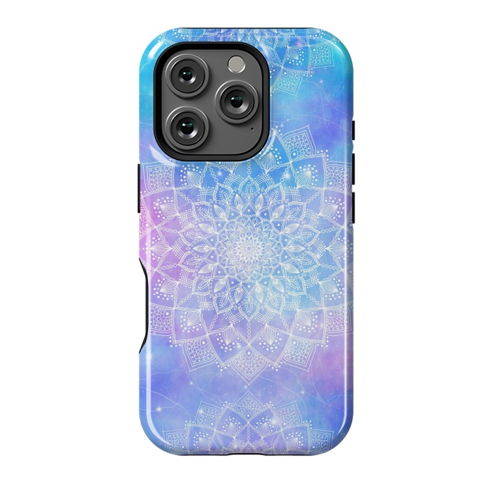 iPhone 16 Pro StrongFit Galaxy mandala pastel by Jms