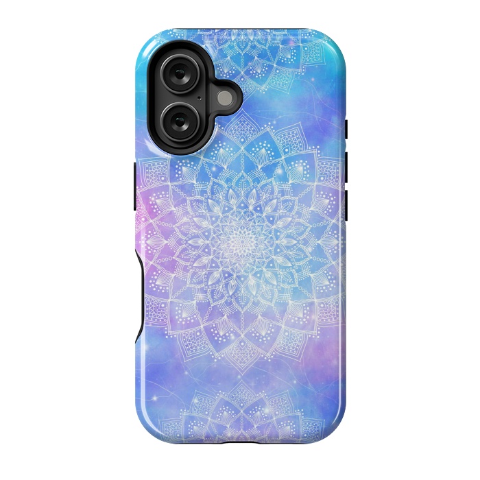 iPhone 16 StrongFit Galaxy mandala pastel by Jms