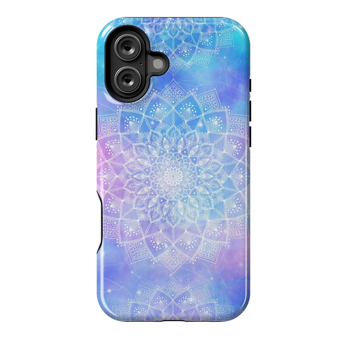 iPhone 16 Plus StrongFit Galaxy mandala pastel by Jms