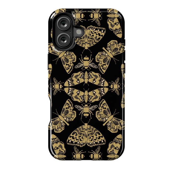 iPhone 16 Plus StrongFit Bee and Moth by Laura Grant