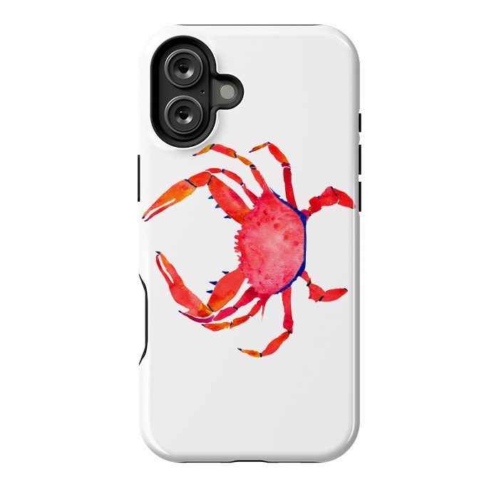 iPhone 16 Plus StrongFit Red Crab by Amaya Brydon