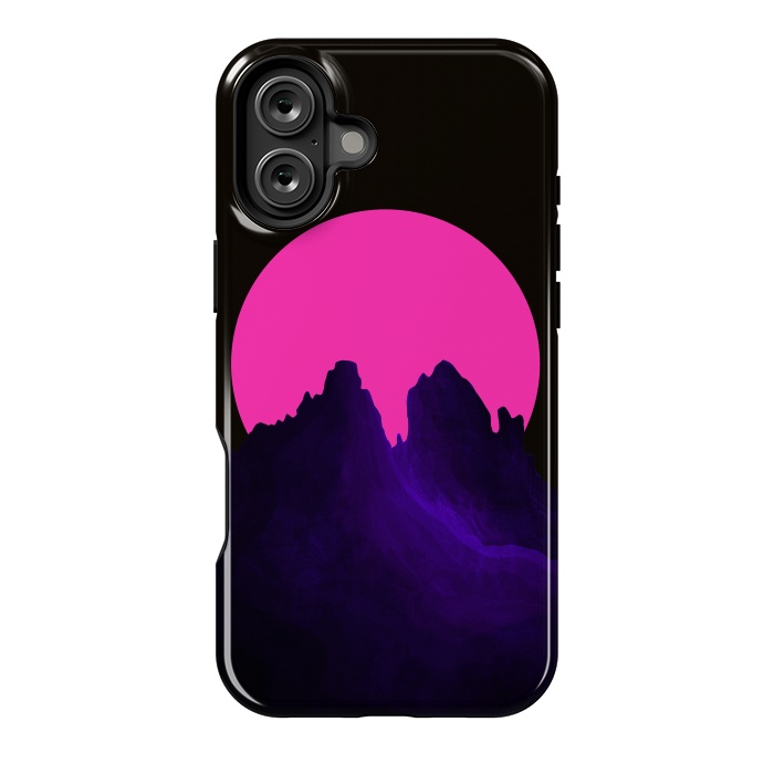 iPhone 16 Plus StrongFit The great pink moon by Steve Wade (Swade)