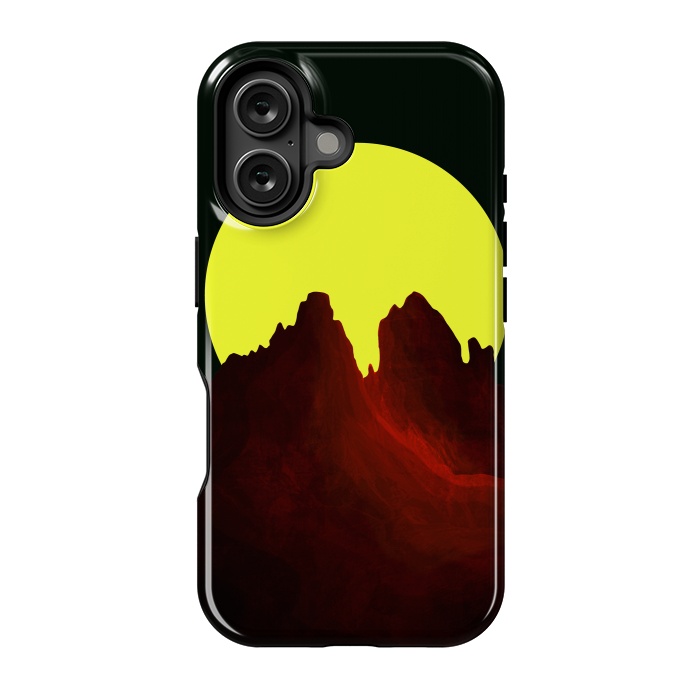 iPhone 16 StrongFit The great yellow moon by Steve Wade (Swade)