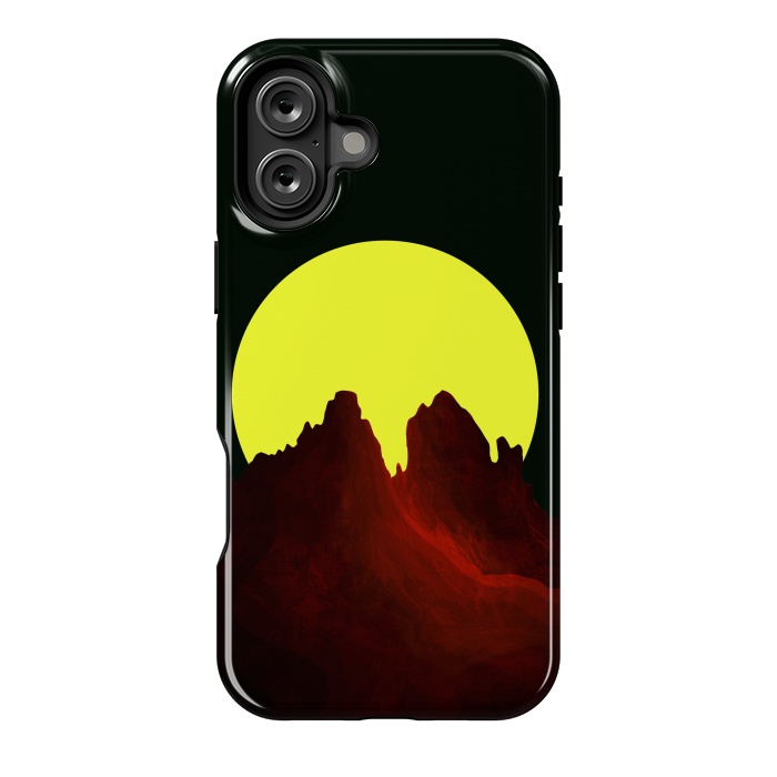 iPhone 16 Plus StrongFit The great yellow moon by Steve Wade (Swade)