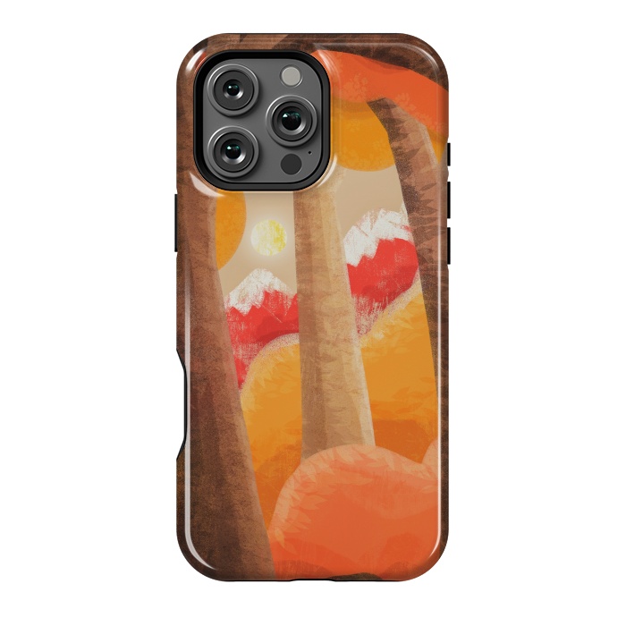 iPhone 16 Pro Max StrongFit The autumn orange forest by Steve Wade (Swade)