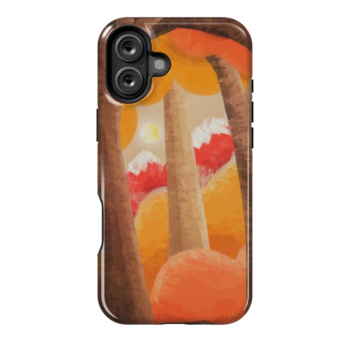 iPhone 16 Plus StrongFit The autumn orange forest by Steve Wade (Swade)