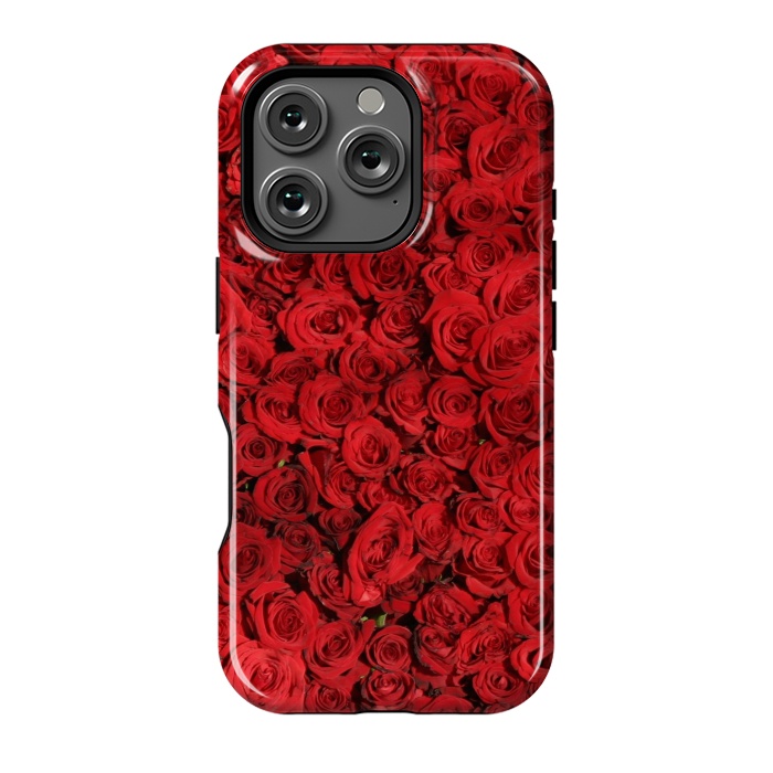 iPhone 16 Pro StrongFit Red Roses by Winston