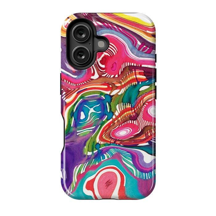 iPhone 16 StrongFit Dreaming shapes by Ninola Design