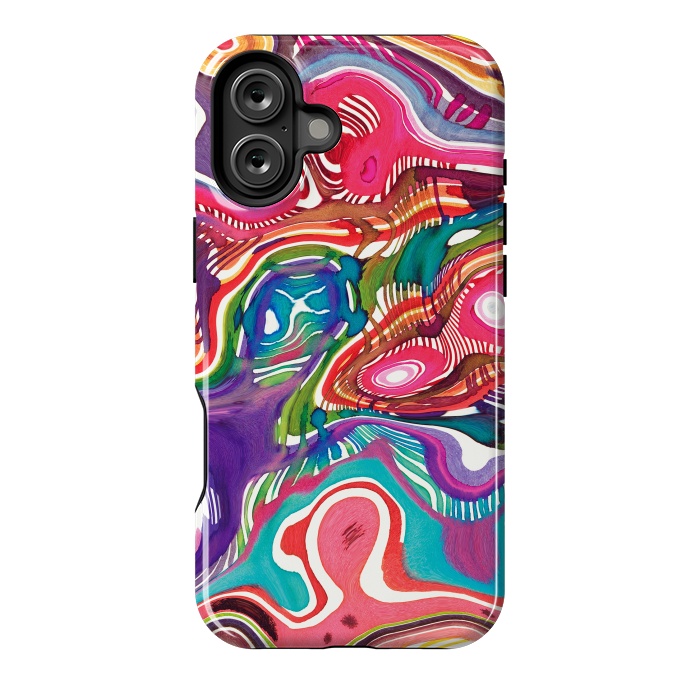 iPhone 16 Plus StrongFit Dreaming shapes by Ninola Design