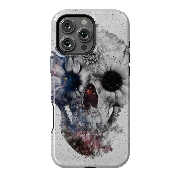 iPhone 16 Pro Max StrongFit Floral Skull 2 by Ali Gulec